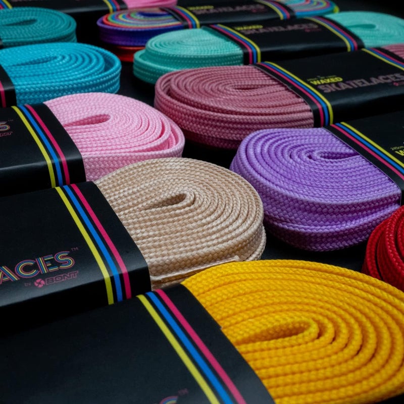 Bont Skates Waxed Laces - 6mm & 8mm - 47" 71" 79" 96" 108" - Midnight Black - Image 5